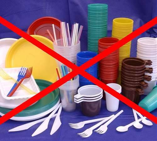 Составлен список одноразовых товаров из пластика, которые будут запрещены
